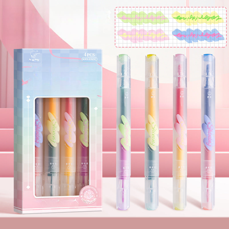 Highlighter Quick-drying Ins Wind Painting Marker image 7