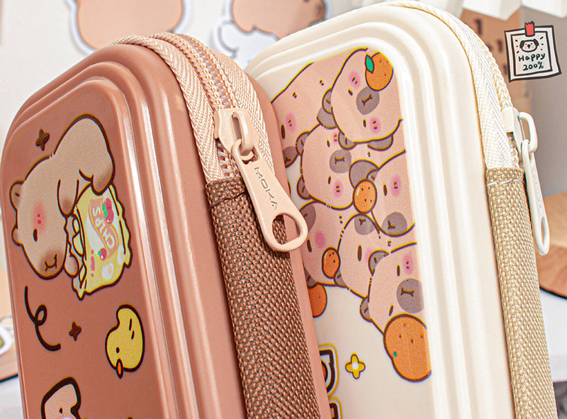 Cartoon Kapibara Single Layer Pencil Case image 10