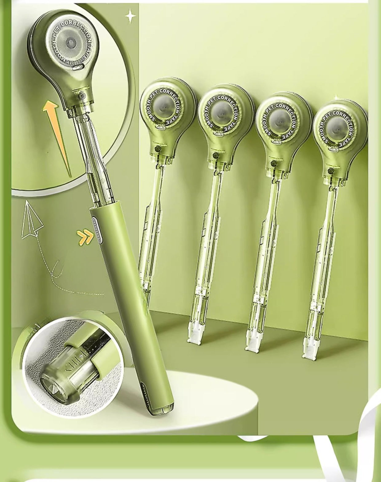 Pen Correction Tape Large Capacity Replaceable Core Modification Tape image 8