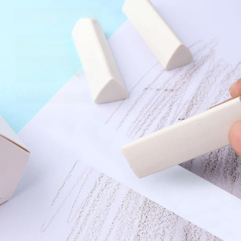 Triangle Eraser, Less Crumbs, Clean and Seamless Eraser image 1