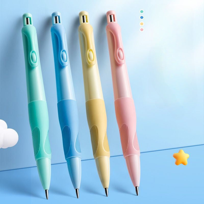 Automatic Pencil Correction Grip Movable Pencil - Blue + 8 cores image