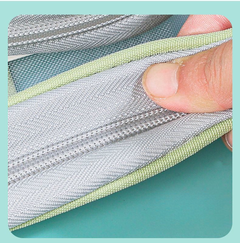 L-shaped Subject Classification Transparent Document Bag Zipper-type Large Open Tote Bag image 8