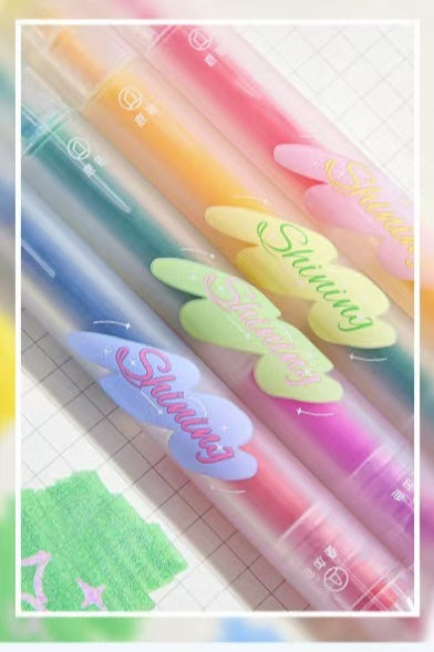 Highlighter Quick-drying Ins Wind Painting Marker image 8
