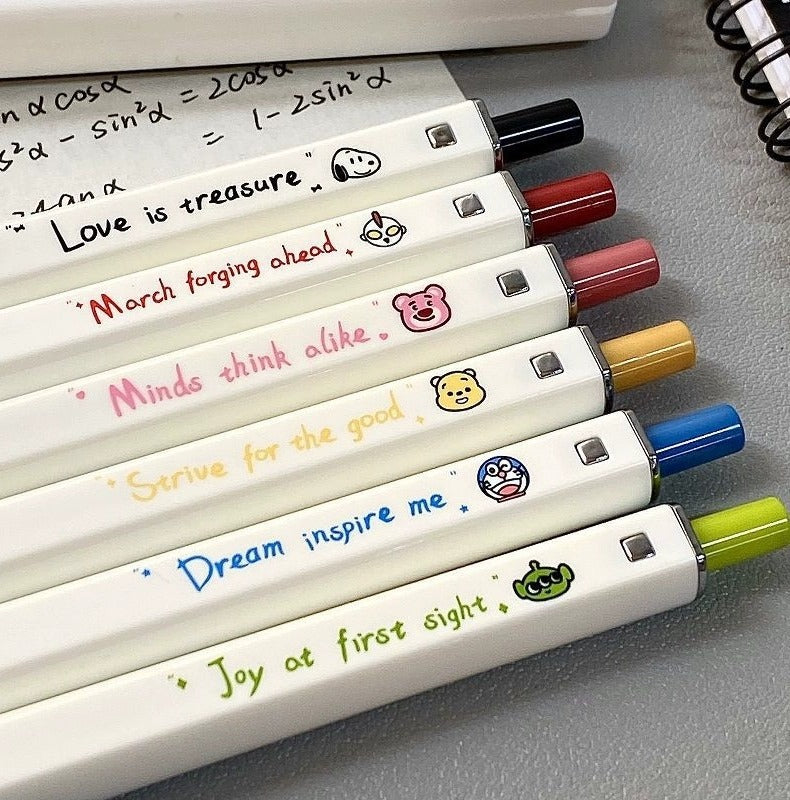 Press The Black Neutral Pen, Cartoon Animation Ins High-value Simple Brush Question Pen image 10