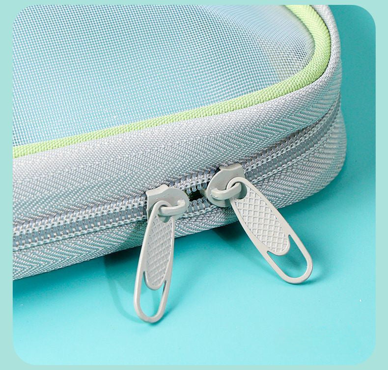 L-shaped Subject Classification Transparent Document Bag Zipper-type Large Open Tote Bag image 9