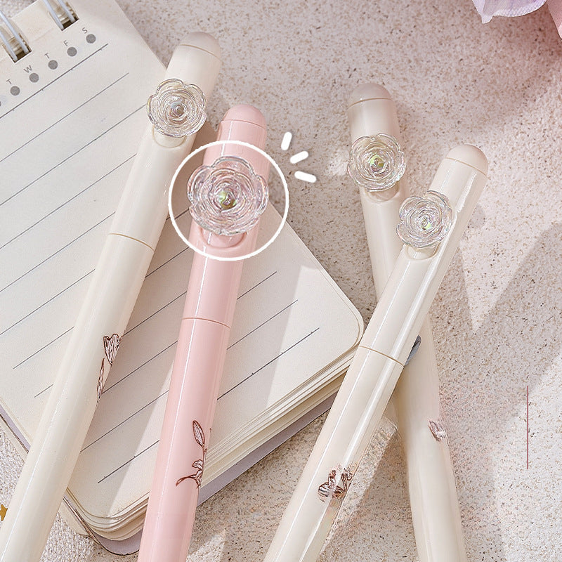 Smooth Rotating Core Black CS Head Quick-drying Ballpoint Pen image 2