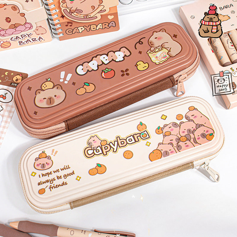 Cartoon Kapibara Single Layer Pencil Case image 11