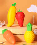 Carrot Strawberry Eraser Cartoon Cute Without Crumbs Like Leather image 11