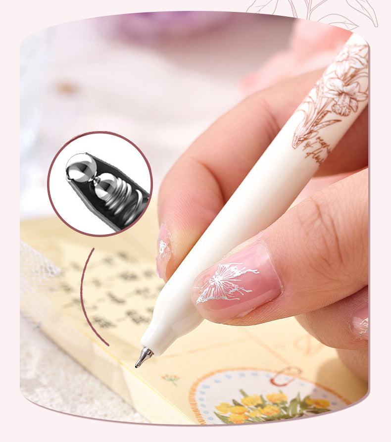 Smooth Rotating Core Black CS Head Quick-drying Ballpoint Pen image 10