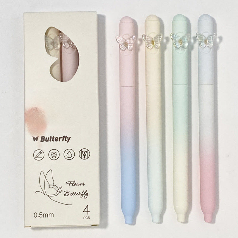 Smooth Rotating Core Black CS Head Quick-drying Ballpoint Pen image