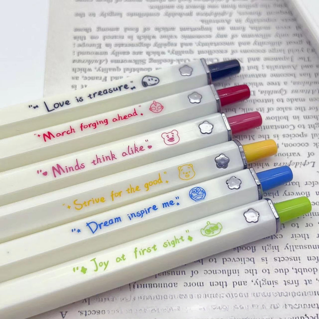 Press The Black Neutral Pen, Cartoon Animation Ins High-value Simple Brush Question Pen image 0