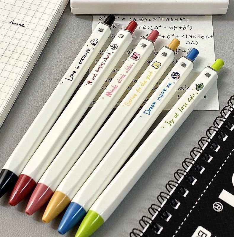Press The Black Neutral Pen, Cartoon Animation Ins High-value Simple Brush Question Pen image 8