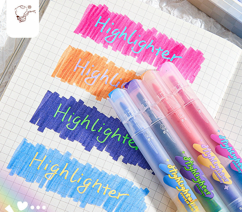 Highlighter Quick-drying Ins Wind Painting Marker image 1