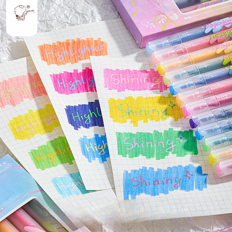 Highlighter Quick-drying Ins Wind Painting Marker image 3