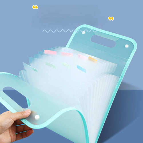 A4 Portable Vertical Multi-layer Large-capacity Organ Bag Storage and Finishing Artifact image 1