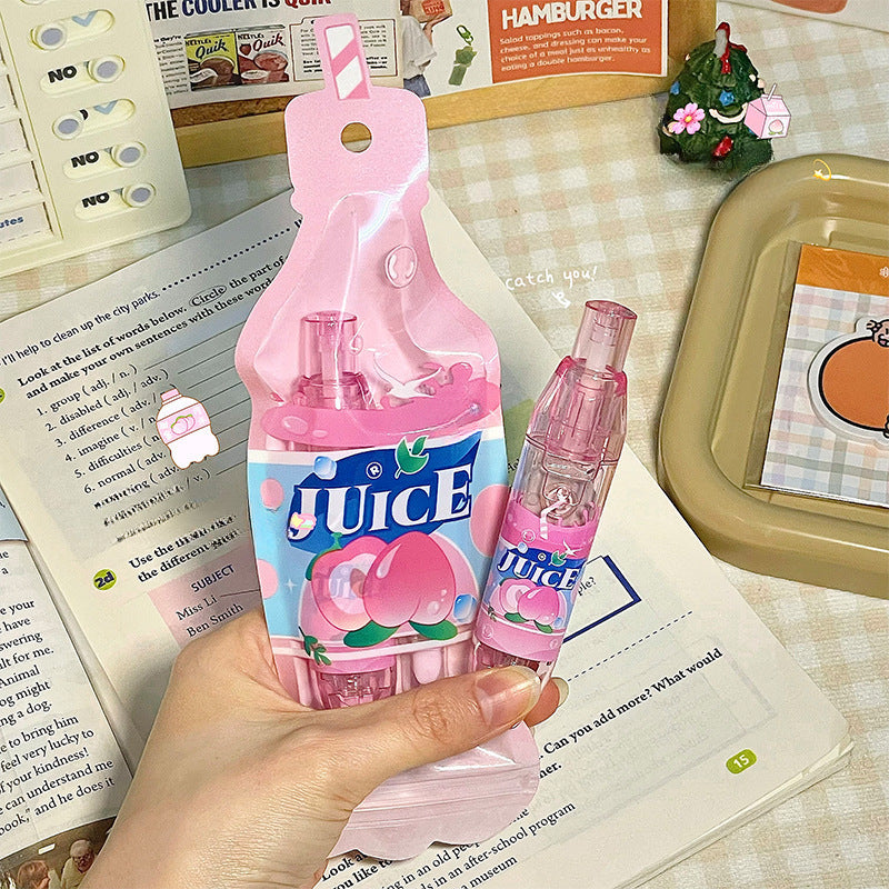 Ins High-value Cartoon Large-capacity Push-type Correction Tape image 5