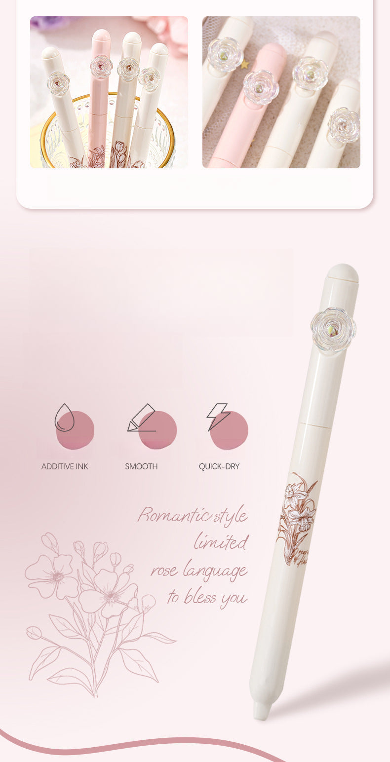 Smooth Rotating Core Black CS Head Quick-drying Ballpoint Pen image 9