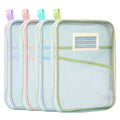 L-shaped Subject Classification Transparent Document Bag Zipper-type Large Open Tote Bag image 3